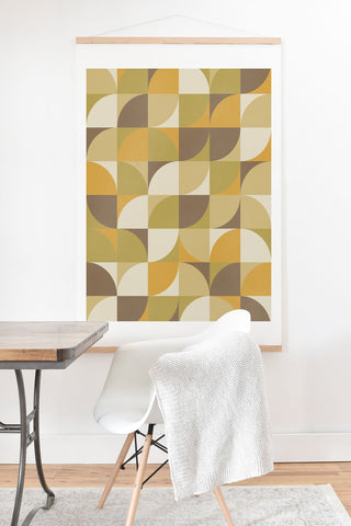 Alisa Galitsyna Retro Geometry I Art Print And Hanger