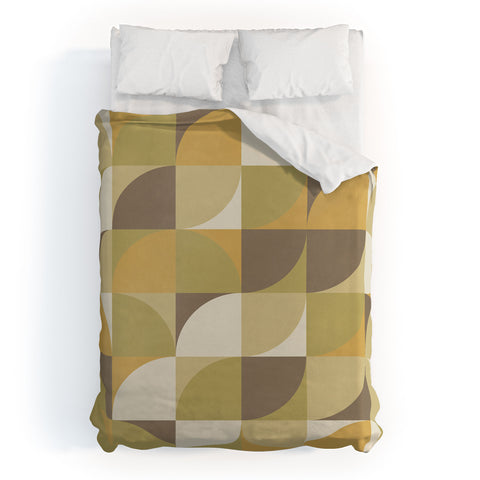 Alisa Galitsyna Retro Geometry I Duvet Cover