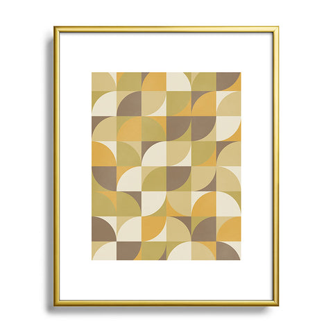 Alisa Galitsyna Retro Geometry I Metal Framed Art Print