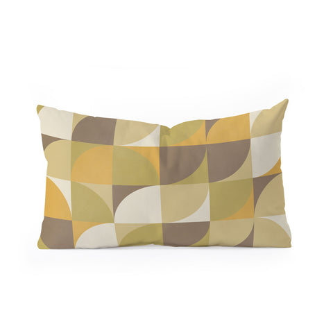 Alisa Galitsyna Retro Geometry I Oblong Throw Pillow
