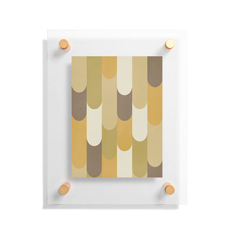 Alisa Galitsyna Retro Geometry II Floating Acrylic Print