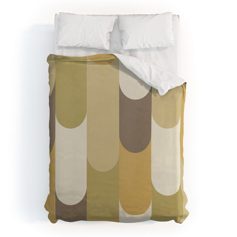 Alisa Galitsyna Retro Geometry II Duvet Cover