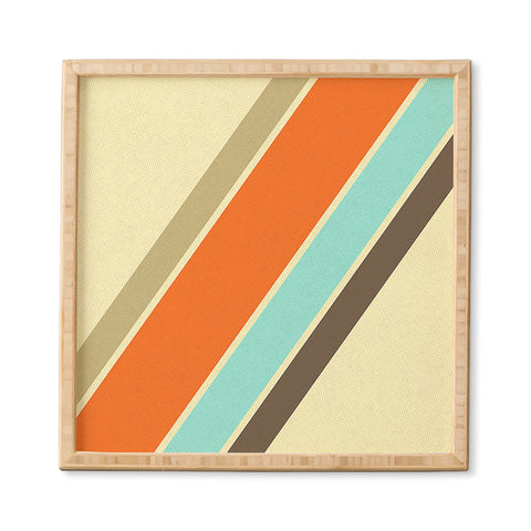 Alisa Galitsyna Retro Stripes Framed Wall Art