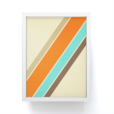 Alisa Galitsyna Retro Stripes Framed Mini Art Print