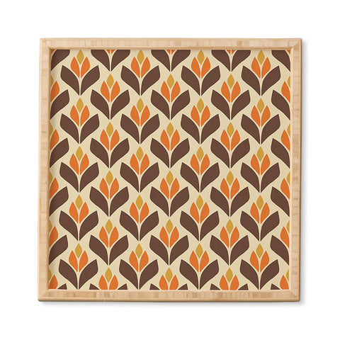 Alisa Galitsyna Retro Trefoil Pattern Framed Wall Art