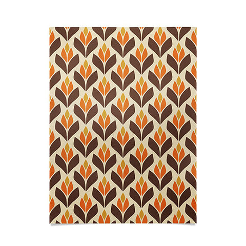 Alisa Galitsyna Retro Trefoil Pattern Poster