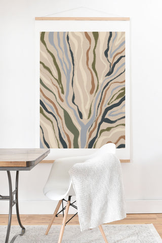 Alisa Galitsyna Rivers Topographic Map Art Print And Hanger