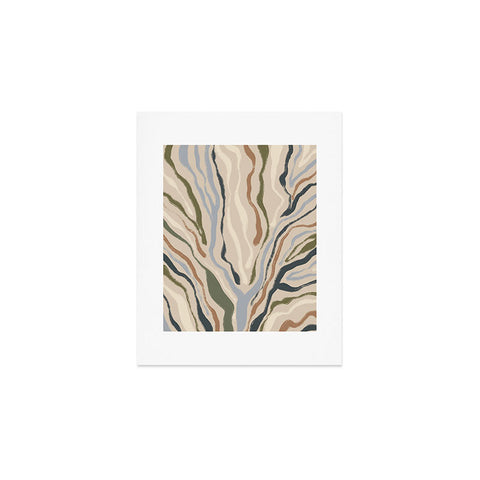 Alisa Galitsyna Rivers Topographic Map Art Print
