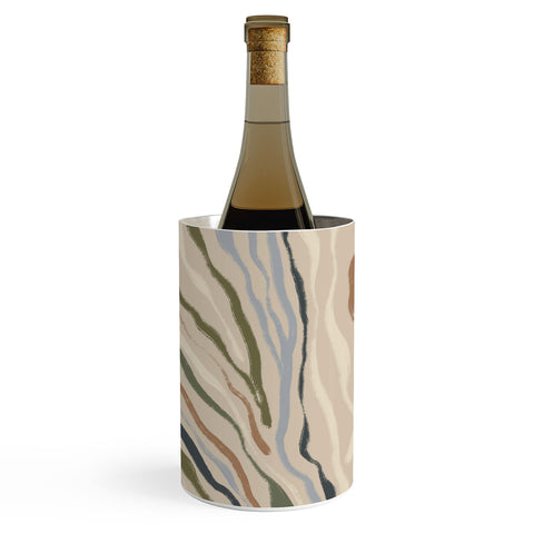 Alisa Galitsyna Rivers Topographic Map Wine Chiller