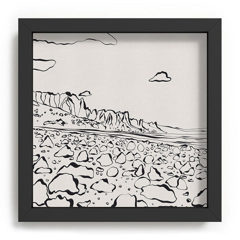 Alisa Galitsyna Rocky Landscape Recessed Framing Square