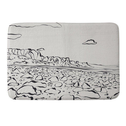 Alisa Galitsyna Rocky Landscape Memory Foam Bath Mat