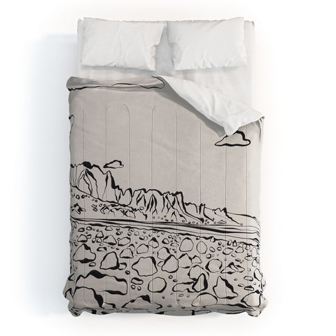 Alisa Galitsyna Rocky Landscape Comforter