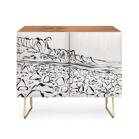Alisa Galitsyna Rocky Landscape Credenza