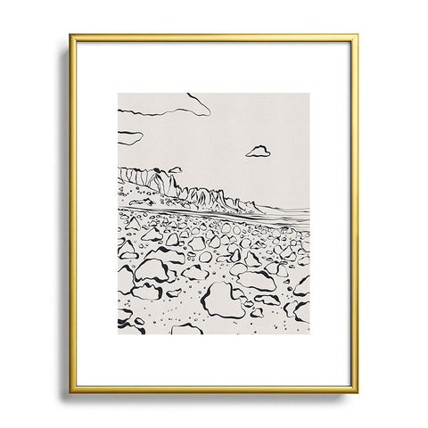 Alisa Galitsyna Rocky Landscape Metal Framed Art Print