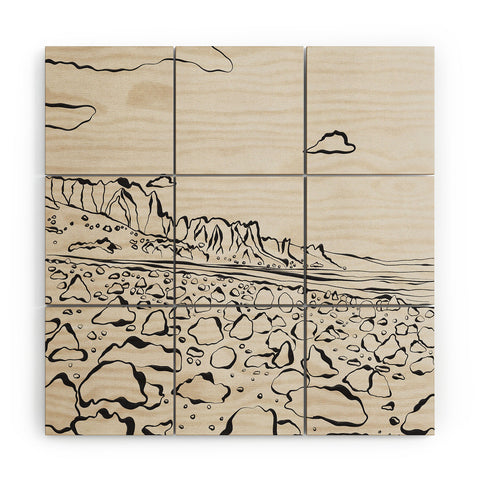Alisa Galitsyna Rocky Landscape Wood Wall Mural