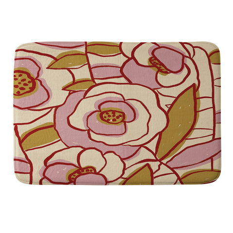 Alisa Galitsyna Rose Garden 2 Memory Foam Bath Mat