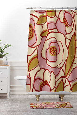Alisa Galitsyna Rose Garden 2 Shower Curtain And Mat