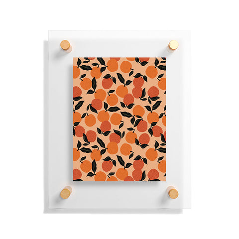 Alisa Galitsyna Seamless Citrus Pattern Floating Acrylic Print