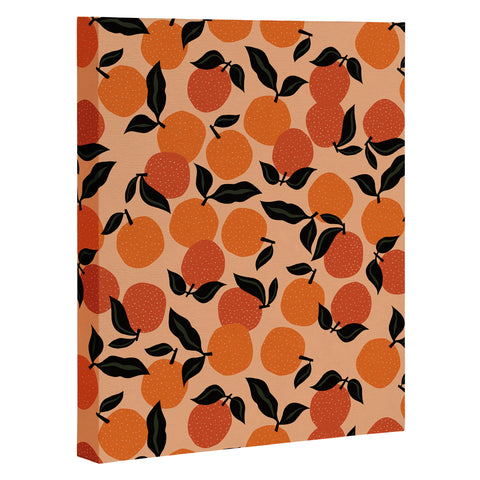 Alisa Galitsyna Seamless Citrus Pattern Art Canvas