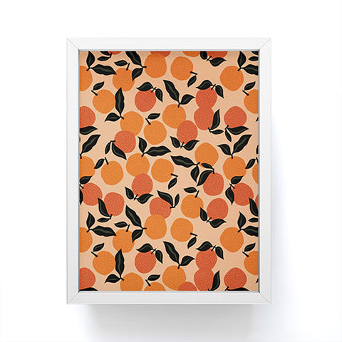 Alisa Galitsyna Seamless Citrus Pattern Framed Mini Art Print
