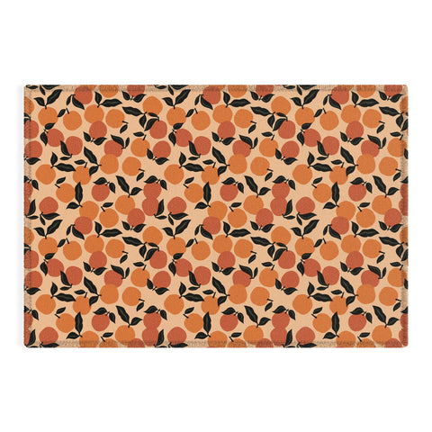 Alisa Galitsyna Seamless Citrus Pattern Outdoor Rug