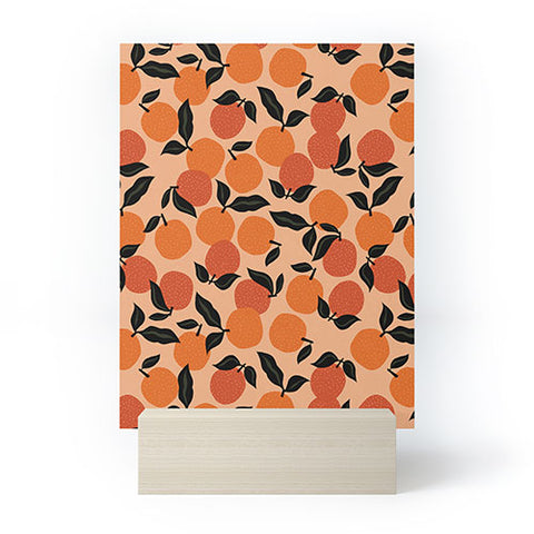 Alisa Galitsyna Seamless Citrus Pattern Mini Art Print