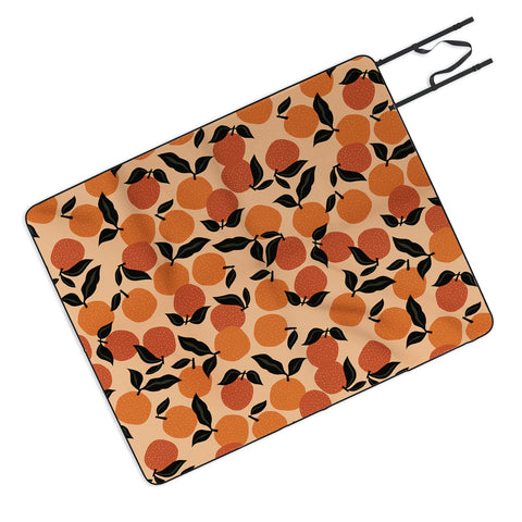 Alisa Galitsyna Seamless Citrus Pattern Picnic Blanket