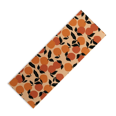Alisa Galitsyna Seamless Citrus Pattern Yoga Mat