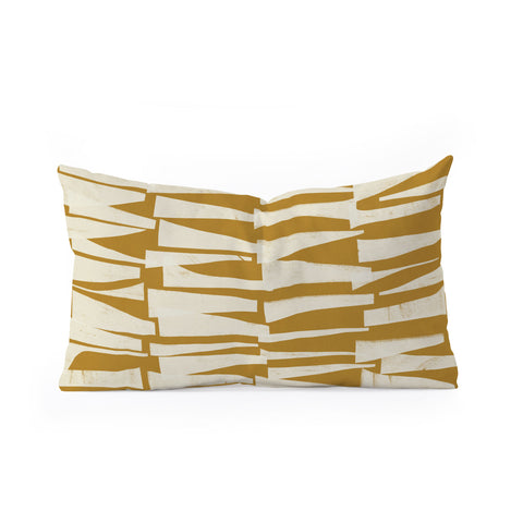 Alisa Galitsyna Shapes and Layers 2 Oblong Throw Pillow