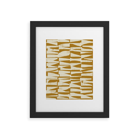 Alisa Galitsyna Shapes and Layers 2 Framed Art Print