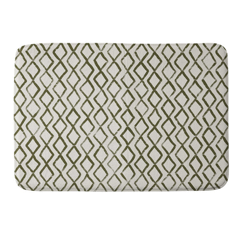 Alisa Galitsyna Simple Hand Drawn Pattern VI Memory Foam Bath Mat