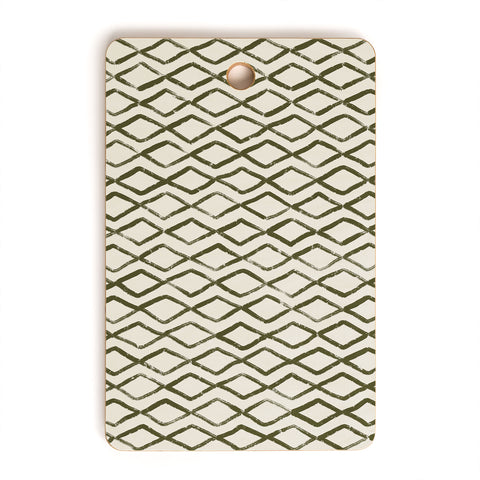 Alisa Galitsyna Simple Hand Drawn Pattern VI Cutting Board Rectangle