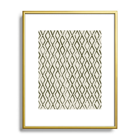 Alisa Galitsyna Simple Hand Drawn Pattern VI Metal Framed Art Print