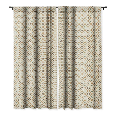 Alisa Galitsyna Simple Hand Drawn Pattern XIII Blackout Window Curtain