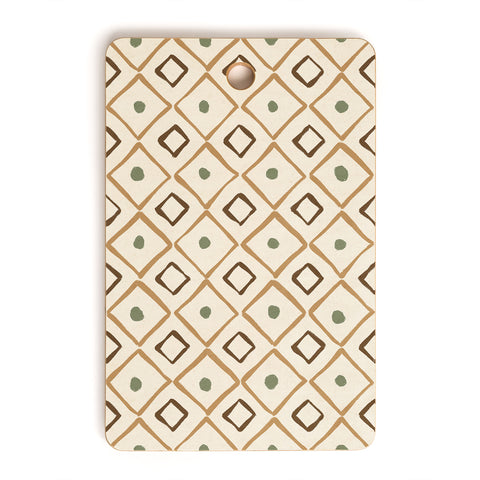 Alisa Galitsyna Simple Hand Drawn Pattern XIII Cutting Board Rectangle