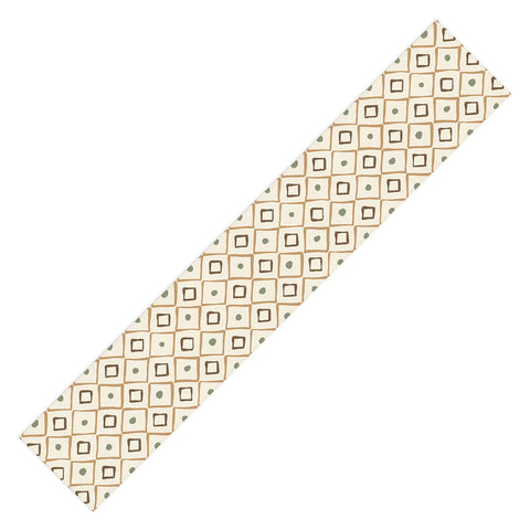 Alisa Galitsyna Simple Hand Drawn Pattern XIII Table Runner