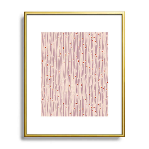 Alisa Galitsyna Simple Hand Drawn Pattern XIV Metal Framed Art Print