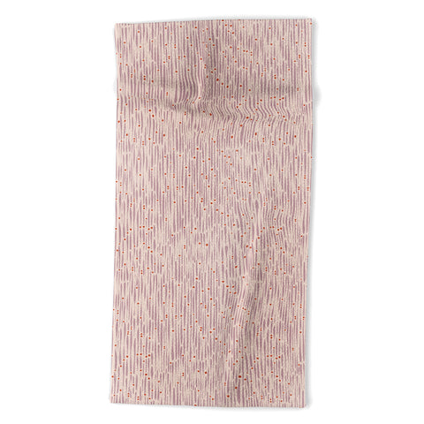 Alisa Galitsyna Simple Hand Drawn Pattern XIV Beach Towel