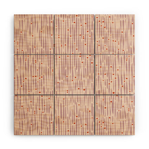 Alisa Galitsyna Simple Hand Drawn Pattern XIV Wood Wall Mural