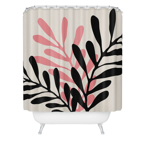 Alisa Galitsyna Still Life with Vase and Branches Shower Curtain