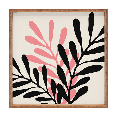 Alisa Galitsyna Still Life with Vase and Branches Square Tray