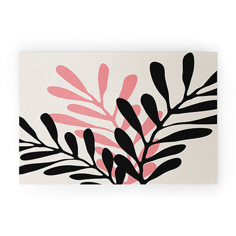 Alisa Galitsyna Still Life with Vase and Branches Welcome Mat