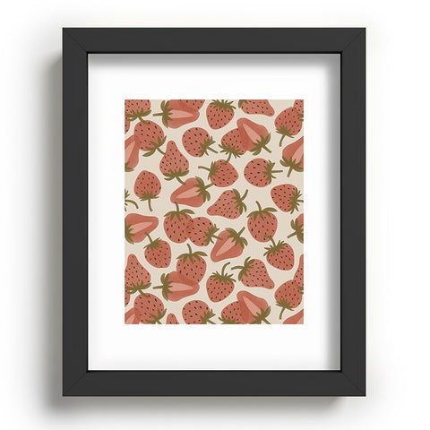 Alisa Galitsyna Strawberry Harvest Recessed Framing Rectangle