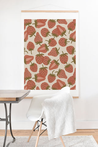 Alisa Galitsyna Strawberry Harvest Art Print And Hanger