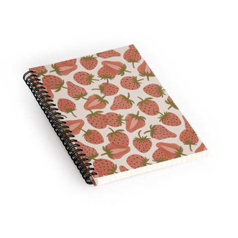 Alisa Galitsyna Strawberry Harvest Spiral Notebook