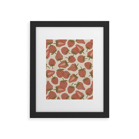 Alisa Galitsyna Strawberry Harvest Framed Art Print