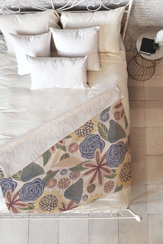 Alisa Galitsyna Summer Garden 1 Fleece Throw Blanket