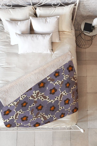 Alisa Galitsyna Summer Garden 7 Fleece Throw Blanket