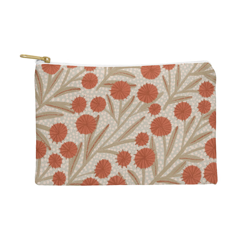 Alisa Galitsyna Summer Garden Red and Beige Pouch