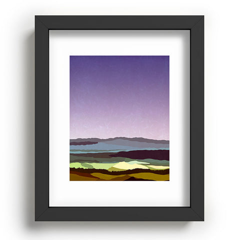 Alisa Galitsyna Sunset over the Valley Recessed Framing Rectangle